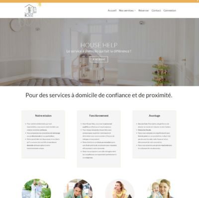 Site web prestataire de services